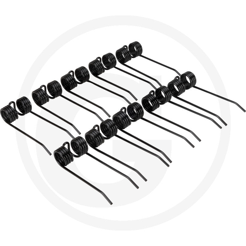 Granit Pick-Up Tines, pack of 10, black coils for Welger machinery.