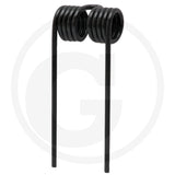 Granit pick-up tine with four coils, black metal farming spare part