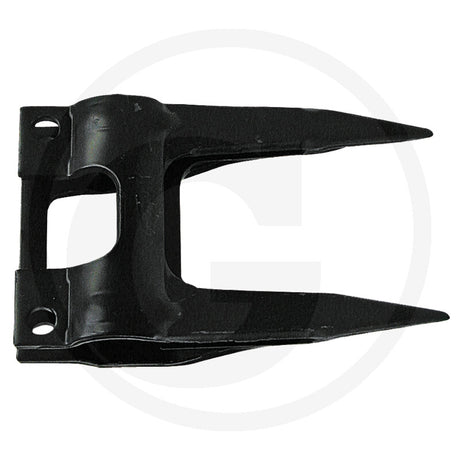 Granit double-finger 12mm clamp, black metal, Schumacher System; compatible with Deutz-Fahr, John Deere and Massey Ferguson tractors