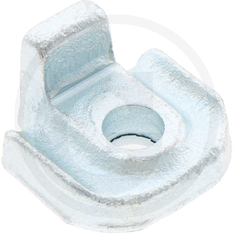 Granit Mount Ø13mm metal silver-tone for rotary tedder tine