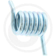 Granit Spring coil with hooked left end, blue-coated metal, GRANIT brand, animal husbandry