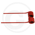Granit Rotary Tedder Tine, red metal coil, Claas Volto compatible (pack of 10)