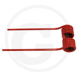 Granit Rotary Tedder Tine, red metal coil, Claas Volto compatible (pack of 10)
