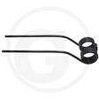 Granit Rotary Tedder Tine Fella, pack of 10 black coil spring tines for agricultural machinery