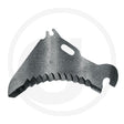 Granit blade for Rotobull/Agrobull tillers; steel with serrated edge
