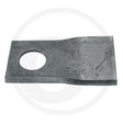 Granit mowing blade right for Claas, Saphir, Samasz; steel lawn mower blade, pack of 25.