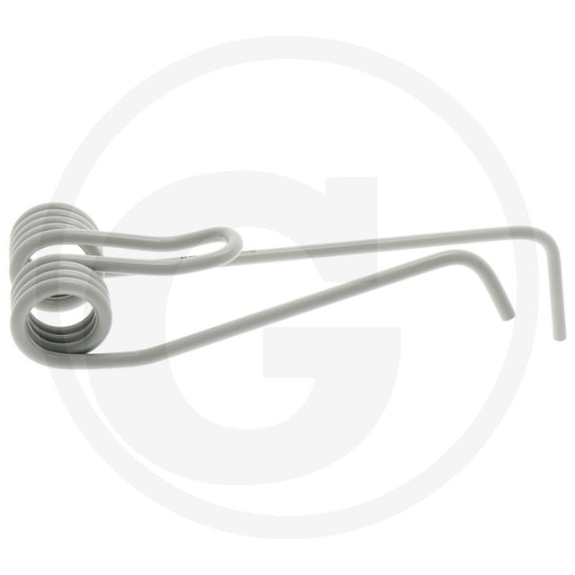 Granit Rotary Tedder Tine Left for Lely Lotus, grey steel coil tine
