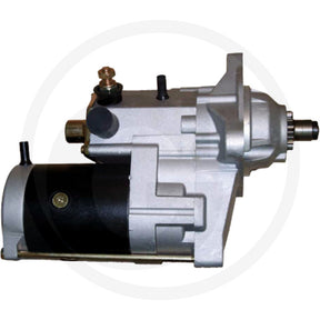 Starter motor Prestolite, 24V 5.5kW industrial machinery starter with black body and silver housing for Iveco 11336698