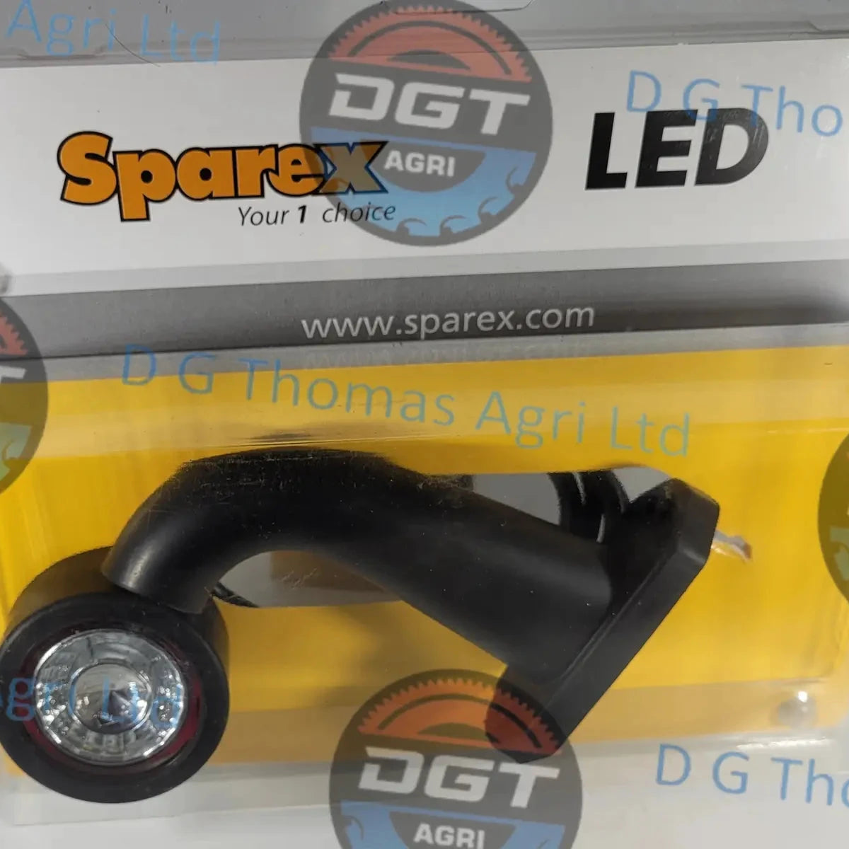 Left Hand LED Marker Light | Clear/White Lens, 12/24V - S.113393 – DGT Agri