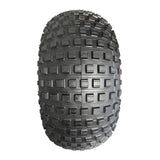 GWAZA ATV wheel and tyre 22x11x8, black rubber with square-block tread (3 tires)