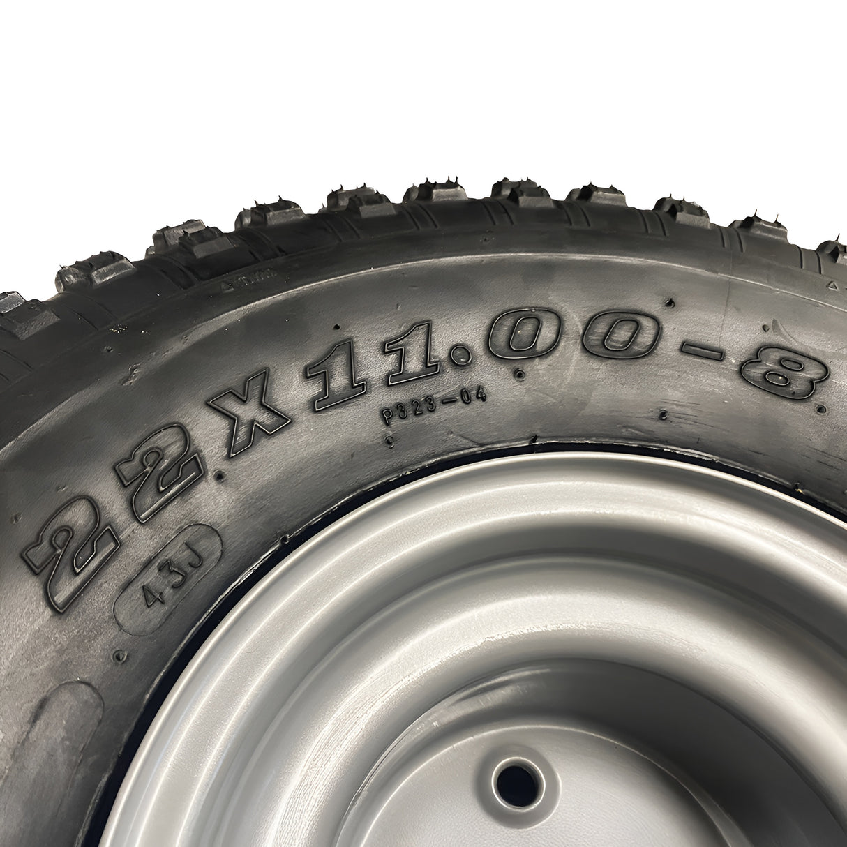 GWAZA ATV tire, 22x11.8 inch, black with knobby tread