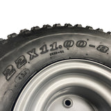 GWAZA ATV tire, 22x11.8 inch, black with knobby tread