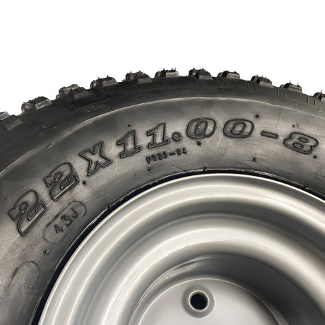 GWAZA ATV tire, 22x11.8 inch, black with knobby tread
