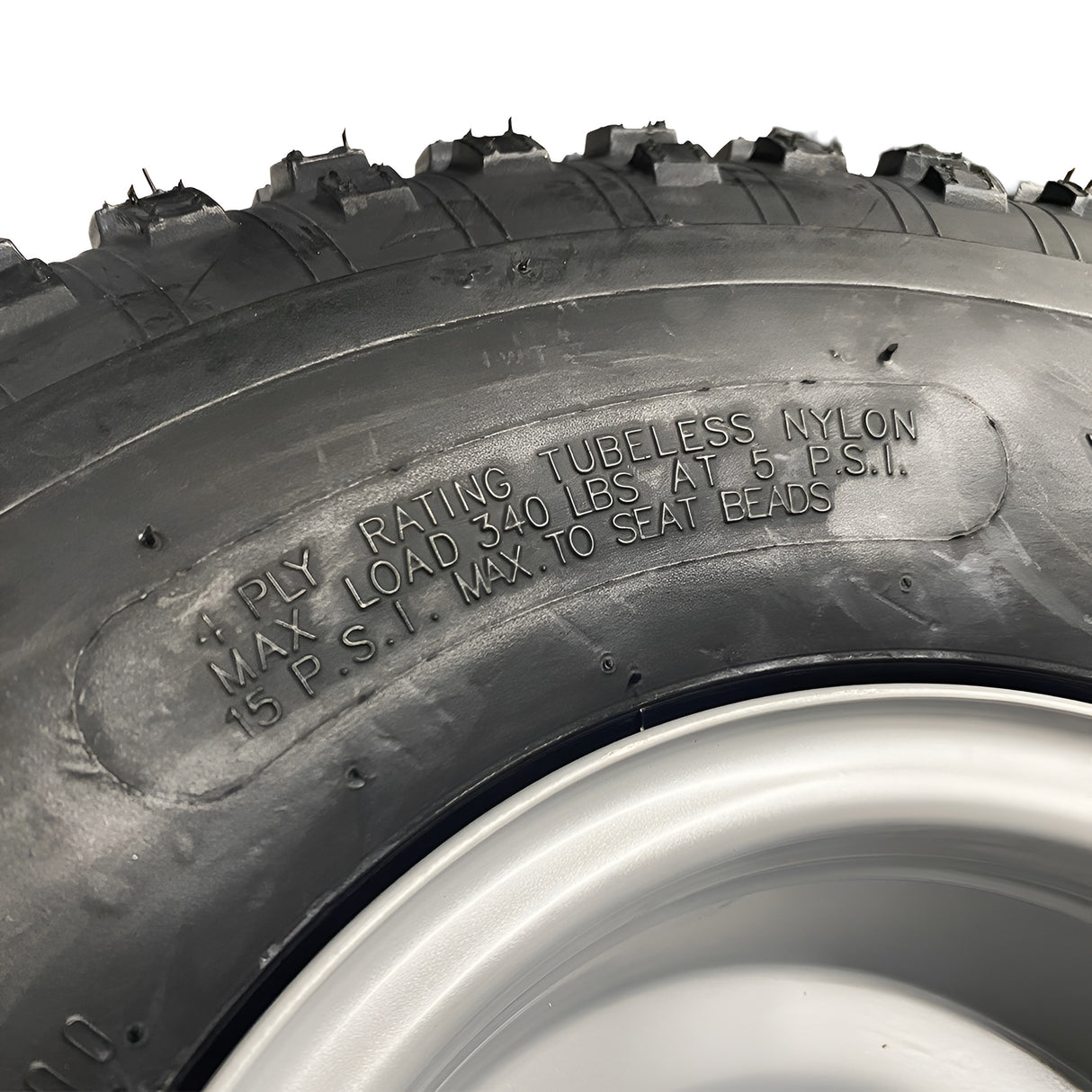 ATV wheel and tyre GWAZA, 22x11x8, black rubber with rugged knobby tread