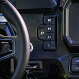 CFMOTO UFORCE U10 Pro XL UTV interior gear selector, black with P highlighted