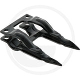 Granit Double Finger 12mm Schumacher System part pair, black, DGT Agri