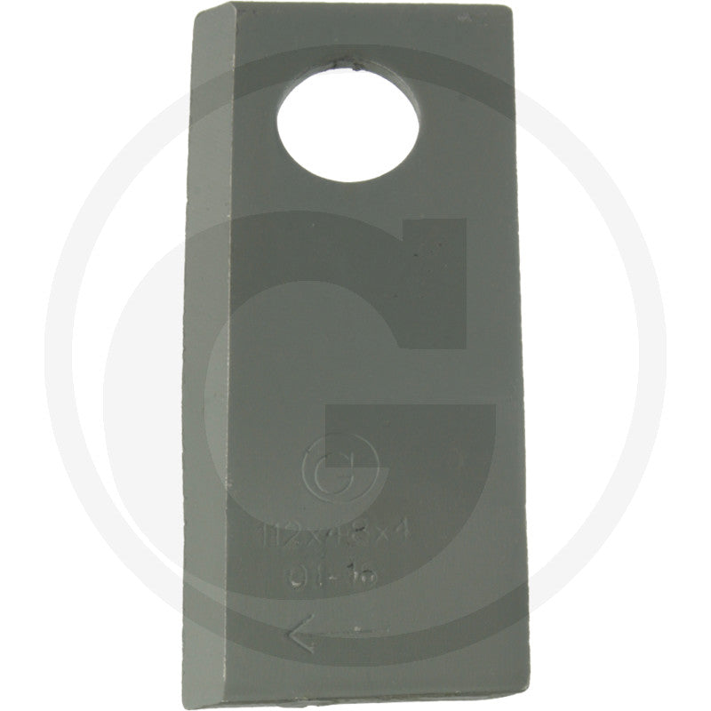 Granit mowing blade right, gray metal for Pöttinger equipment