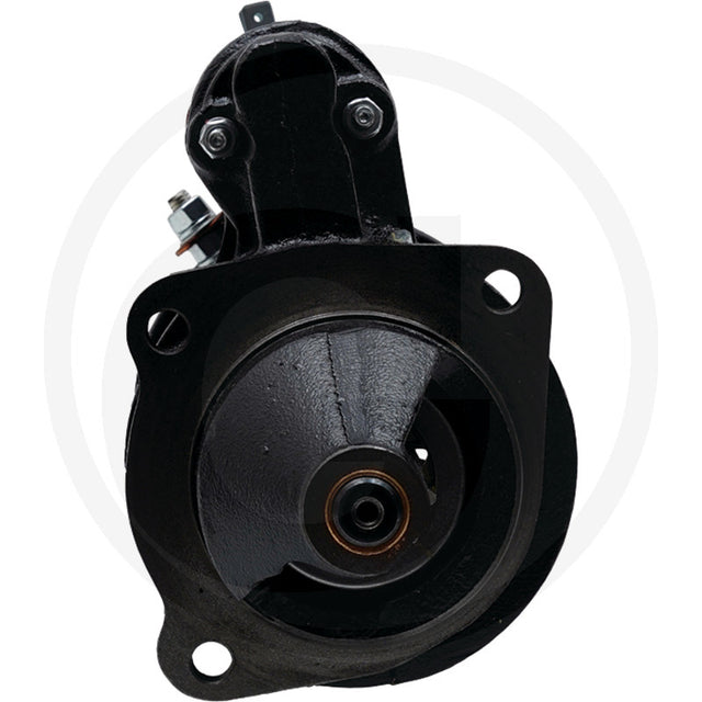 Prestolite starter motor, 12V, 2.8kW, flange-mount, black metal housing