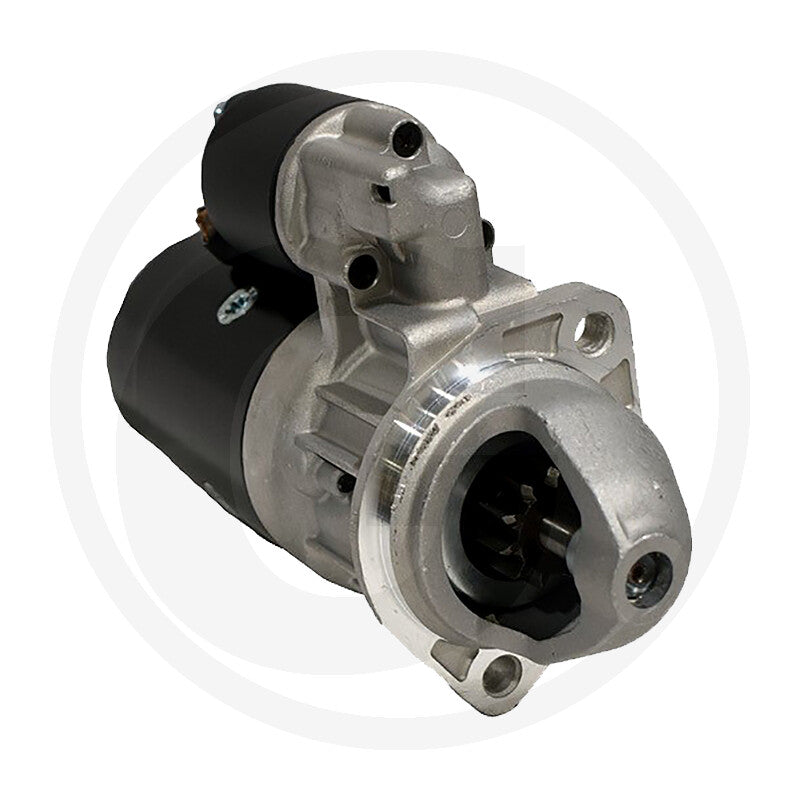 Prestolite gear reduction starter motor, 12V, 3.2kW, flange with bolt holes