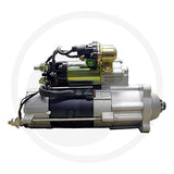 Prestolite gear reduction starter motor, 12V, 5.0kW, silver and black housing