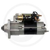 Prestolite gear reduction starter motor, gray/black body, 24V, 7.5kW, model 3780010049