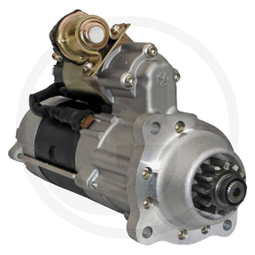 Prestolite gear reduction starter motor, 24V 7.5kW with solenoid, front view
