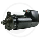 Prestolite Starter Motor, 24V 6.6kW, black machinery starter with mounting flange