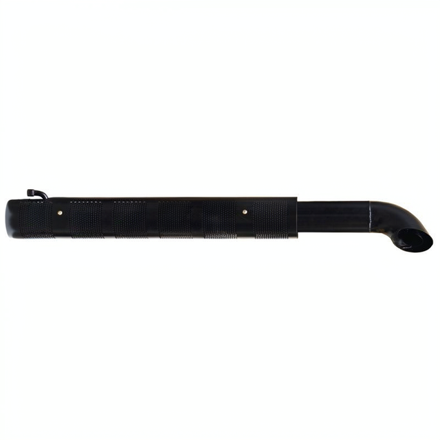 Granit exhaust silencer for Case IH CVX, New Holland T7500 and Steyr CVT – air extraction, black metal pipe