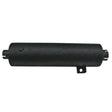 Silencer for Deutz-Fahr D06/D07 Intrac 2002 by GRANIT, black with mounting bracket.