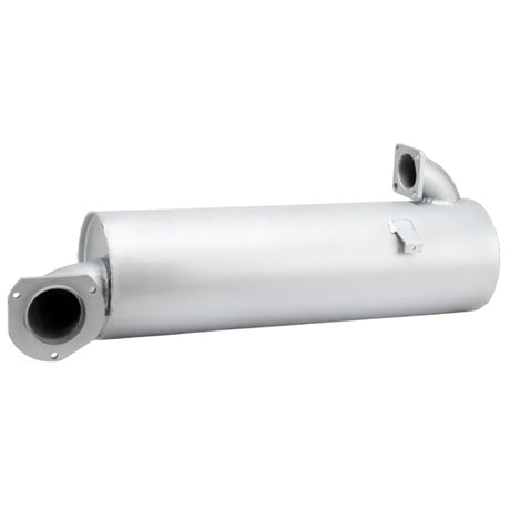 Silencer for Fendt Favorit 600–612 tractors, GRANIT silver machinery exhaust