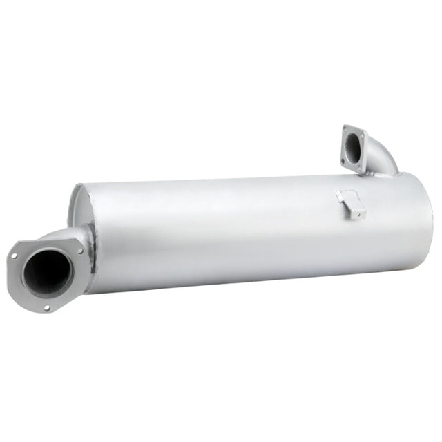 Silencer for Fendt Favorit 600–612 tractors, GRANIT silver machinery exhaust