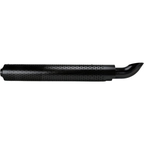 Machinery exhaust silencer for Fendt 922–936 tractors, black perforated cylinder with curved outlet.