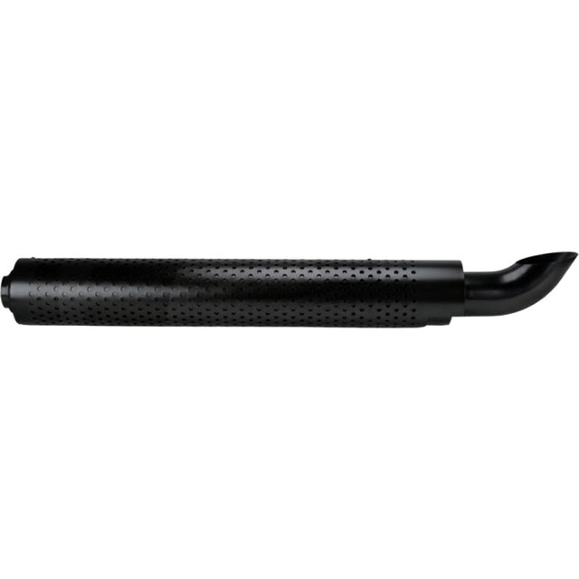 Machinery exhaust silencer for Fendt 922–936 tractors, black perforated cylinder with curved outlet.