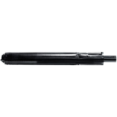 Silencer for Fendt Favorit 816-926 tractor; black carbon-fiber look machinery exhaust silencer