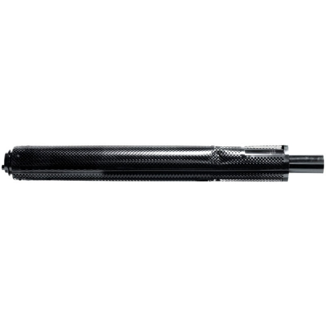 Silencer for Fendt Favorit 816-926 tractor; black carbon-fiber look machinery exhaust silencer