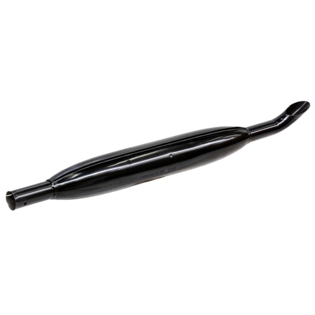 Silencer for Fendt Farmer 102-280 GT231 by GRANIT; black metal motor vehicle muffler.