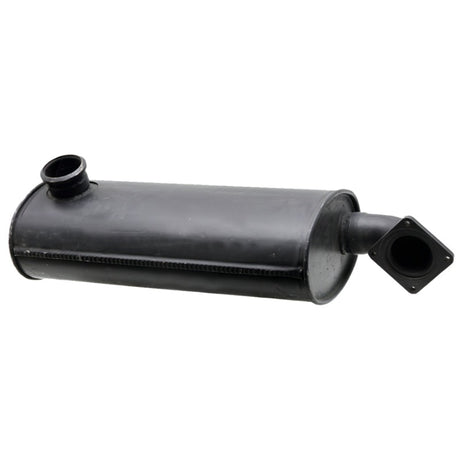 GRANIT silencer for Fendt Farmer 312 and Favorit 512-515 cab pillar exhaust, black cylindrical muffler.