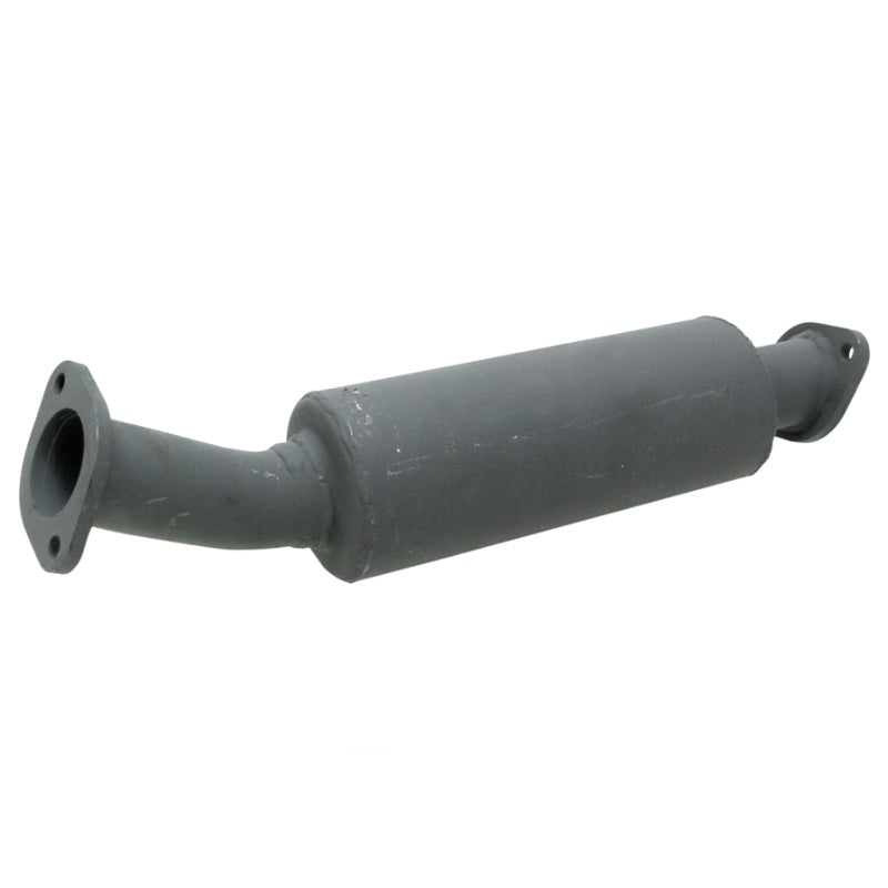 Front Silencer for Fendt Farmer 240S-280V, grey machinery exhaust muffler with flange