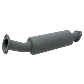 Front Silencer for Fendt Farmer 240S-280V, grey machinery exhaust muffler with flange