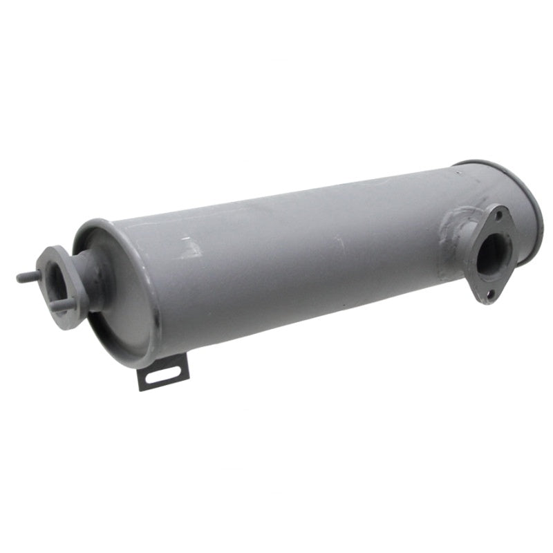 Silencer for Fendt Farmer 270P, 275S, 280P tractors by GRANIT; gray cylindrical exhaust silencer.