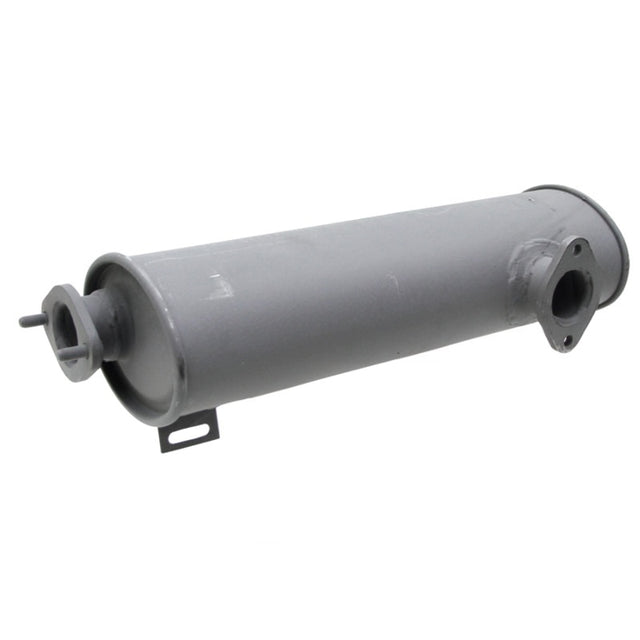 Silencer for Fendt Farmer 270P, 275S, 280P tractors by GRANIT; gray cylindrical exhaust silencer.