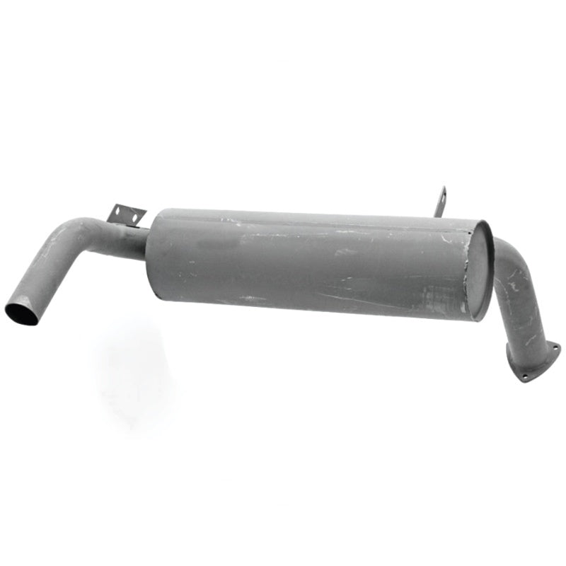 Silencer for Fendt Farmer 305–308 tractors, GRANIT metal exhaust silencer, gray.