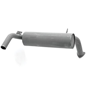 Silencer for Fendt Farmer 305–308 tractors, GRANIT metal exhaust silencer, gray.