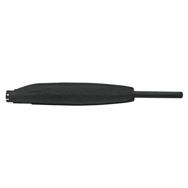 Machinery exhaust silencer, black metal, heavy equipment part