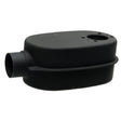 Machinery exhaust silencer by Granit, black plastic housing for motor vehicle exhaust hardware