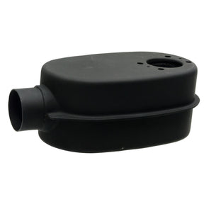 Machinery exhaust silencer by Granit, black plastic housing for motor vehicle exhaust hardware
