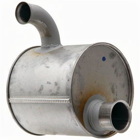 Granit exhaust silencer for John Deere 6010–6910 tractors; metal muffler