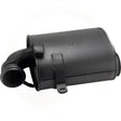 Machinery exhaust silencer GRANIT for John Deere 7710/7810 tractors, black metal muffler