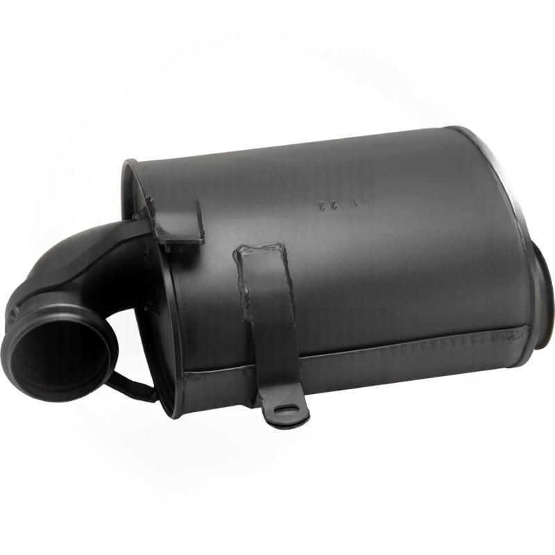 Machinery exhaust silencer GRANIT for John Deere 7710/7810 tractors, black metal muffler