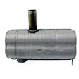 Silencer for John Deere tractors (models 3040–3350); GRANIT gray cylindrical exhaust muffler.